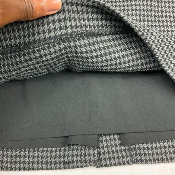 Banana Republic Womens Pencil Skirt Houndstooth Professional Back Zip Up Size 4 - Picture 3 of 11